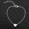 2021 Charming Heart Bracelet&Bangles For Women Girls Gold Silver Color Metal Bracelets Statement Jewelry Wholesale gifts