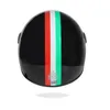 Caschi da moto Casco retrò in pelle PU 3/4 Half Face Four Senasons