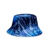25 Stile Batik-Eimerhut, Unisex-Farbverlaufs-Sonnenhut mit flachem Oberteil, modische Outdoor-Hip-Hop-Kappe für Kinder, Strand-Sonnenhüte M3494