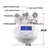 Máquina de adelgazamiento multifunción Estiramiento facial corporal 80k Cavitación ultrasónica 5d Instrumento de talla RF Vacío Pérdida de grasa Equipo de belleza