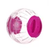 PEQUENO PEQUENA PENLIMENTOS 1PCS PET HOME PET FONITY Running Ball Plastic Grounder Jogging Hamster Exercício Toy 12cm Drop