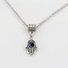 20 pezzi di Fatima Hamsa mano turca occhio blu collana ciondolo fascino Je Kabbalah XL11155D