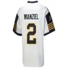 2 Johnny Manziel Hamilton Tiger Cats / Montreal Alouettes piłkarski koszulka