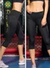 JGS1996 Womens High Maisted Yoga Capri Leggings Workout Leggings With Pockets Sports Running Fitness Pants H1221