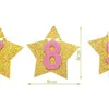 Party Decoration Happy Birthday 12 Months Po Frame Banner Bunting First Kids Baby Boy Girl 1st One Year Decor