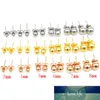 1 par unisex rostfritt stål vanlig rund boll öron studs övre öron örhängen 3 -8mm piercing smycken fabrik pris expert design kvalitet senaste stil original