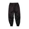 Streetwear Techwear pantalon de jogging multi-poches noir homme H1223232K
