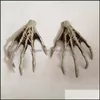 Outros suprimentos festivos Home Garden Skeleton Witch Hand para diminuir o barra de pl￡stico assombrada House Halloween Horror Props Party Decoration DBC