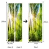 Wallpapers PVC Behang 3D Mooi Groen Bos Zon Muurschilderingen Woonkamer El Deur Sticker Modern Zelfklevend Waterdicht273N