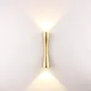 Topoch 크리에이티브 LED 벽 램프 실내 옥외 방수 IP65 Long Horn Up and Down Sconce Light Home Improvement Decoration 24/35cm 2x5W AC100-240V