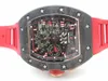 Mens F1 Red Skelerg KV ETA 7750 Edição Limitada Apanese Movimento Automático Gold Rose Interior Relógio Full Forged Cronógrafo WA22255839
