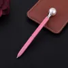 Penne a sfera Business Pearl Pen Cute Girl Metal Forniture per ufficio Scuola