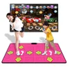 Dual Player Wired Dancing Mat Pad Computer TV Slimming Dance Blanket with Two Somatosensory Gamepad Colored Lights Version