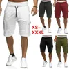 Nya mode mäns lösa Casual Shorts Solid Färg Pläterad Jogging Shorts Sommar Drawstring Shorts P0806
