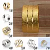 Gold Silver Sandkin Bague Serviettes en acier inoxydable Buckle Hotel Table de mariage Decoration Torseaux de serviettes décor sonneries