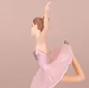 3 Pink Dance Ballerina mão para fazer atacado linda menina princesa boneca pvc brinquedo bolo decoração tide jogar