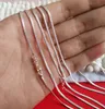 Chains Arrival 2MM 16inch-30inch Flat Snake Chain Colares Fine Men Jewelry 925 Sterling Silver Colar Colar for Women