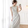 Elegancka sukienka Kobiety Lato Vintage Luksusowy Rękawów Wieczór Klub Czerwone Białe Czarne Suknie Vestido de Mujer 210608