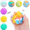 Fidget Toys Bubble Vent Ball 3D Decompression Squeeze Balls Squishy Simple Dimple Game Sensory Toy for Autism Special Needs Stress Decompression FY3280
