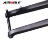 Airwolf 29er Full Carbon Fiber MTB Cyklar Fork Mountain Bike Front Forks Tapered 1-1 / 8 till 1-1 / 2 "100 * 15mm Skivbromscykel Tillbehör Delar