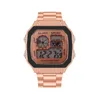 Orologi da polso da uomo orologi Waterproof LCD colorato a luce fredda Orologio inossidabile in acciaio inossidabile Digitale 5 ANCHE CLOCHIO Mondo Time Fashion3940138