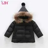 LZH 2021 New Winter Parkas para meninas meninas meninos grossos algodão quente outerwear casaco crianças roupas crianças para baixo jaqueta 1-6 anos H0909