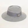 ベレー帽は2022年の冬のウールフラットハット回復古代の方法で英国のファッションワイドブリム凸concave子供贅沢c