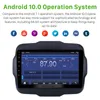 2 ГБ ОЗУ Android 10 Double DIN автомобиль DVD GPS Radio Player для Jeep Renegade 2016-2020 Мультимедиа с USB Bluetooth WiFi 1080P AUX AUX