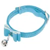 Colliers de chien Laisses Collier Cat Collier Velvet Cravate Bow Cravate Sécurité Bowtie Elastic Bell Fournitures réglables fortes avec boucle et clip