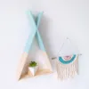 Hand-woven Cotton Cord Tassel Nordic Style Bohemian Kids Room Decoration Wall Hanging Tents Decorative RRA13084