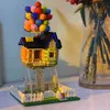 아이디어 크리 에이 티브 전문가 거리보기 애니메이션 부동 풍선 하우스 moc 벽돌 모듈 형 빌딩 블록 최대 영화 모델 장난감 선물 Y1130