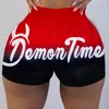 Seksowne kobiety ciasne spodenki spodenki spodenki drukowane spodnie do jogi spodnie fitness cukierki chudy szybka wysyłka