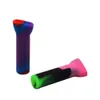 Punte per filtro in silicone mini fumo Dry Herb 33mm Lunghezza punte per bocca in silicone per sigarette Testa piatta colore misto all'ingrosso