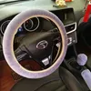 Steering Wheel Covers 3Pcs/Set Car Universal Fixed Plush High Quality Soft Cover Handbrake Accessory Automotive Interior CaseSteering