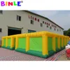 10x10x2m Large Price 10x10m Inflatable Maze Square Obstacle Course Outdoor Labyrinth Game For Kids And Adults