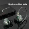 TRN MT1 Hi-Fi 1DD Dynamisk In-Ear Drive HiFi Bass Metal Monitor Running Sport Earphone Headphone TRNX7 Ny ankomst