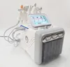 Épurateur de peau hydrodermabrasion 6 en 1, marteau de refroidissement ultrasonique RF, pulvérisation d'oxygène, machine faciale spa