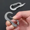 متعددة الوظائف carabiners التيتانيوم سبائك حلقة رئيسية سكين مصغرة edc السكاكين المحمولة mountclimbing مشبك في الهواء الطلق السلامة جيب أداة حقيبة قلادة HW543