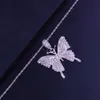 Mode papillon strass tour de cou sur le cou collier ensemble collier nouvelle déclaration Vintage collier pendentifs en gros