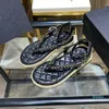 Designerskie- sandały łańcuchowe haftowe litera metalowa espadrille grube dno plażowe czarno-białe konopie szorstkie buty splotowe