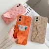 Vintage Geometric Flower Leather Wallet Mobile Phone Cases For iPhone 13Pro 12 11 XS Max 7 8Plus Card Holder Pocket Stand Soft Cover