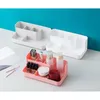 Aufbewahrungsboxen Bins PP Make-up Organizer Box Schmuck Halskette Nagellack Ohrring Kunststoff Home Desktop für Kosmetik 2022