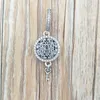 925 Sterling Silver Pärlor Regal Love Key Pendant Charms Fits European Pandora Style Jewelry Armelets Halsband 797660CZ Annajewel