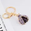 Keychain For Girls Bag Crystal Accessories Cute Sparkling Insect Shape G1019
