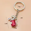 UPDATE Sport Gold Golf Club Key Ring Red Metal Golf Bag Keychain Bag Hangings Women Men Fashion Jewelry Will and Sandy