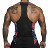 Canotte da uomo Muscle Stringer Athletic Workout Gym Fitness Vest T-shirt a maniche corte