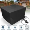 Storage Bags One Sizes Outdoor Garden Furniture Cover Waterproof Cube Protective Black Covers For Sofa Chair Table 120x120x74cm
