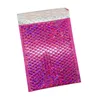 Gift Wrap 20pcs Pink Laser Packaging Bubble Mailers Padded Envelopes Bag Mailing Envelope Protect Buffer