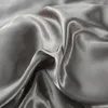 Hela sängkläder sätter lyx Satin Silkvit platt platta Silky Queen King Bed Sheets For Women Men 1317 T24843479