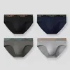 Underpants 4 pcs underwear masculino homens puro homens cuecas plus-tamanho masculino cintura triângulo respirável sexo macio alto elástico